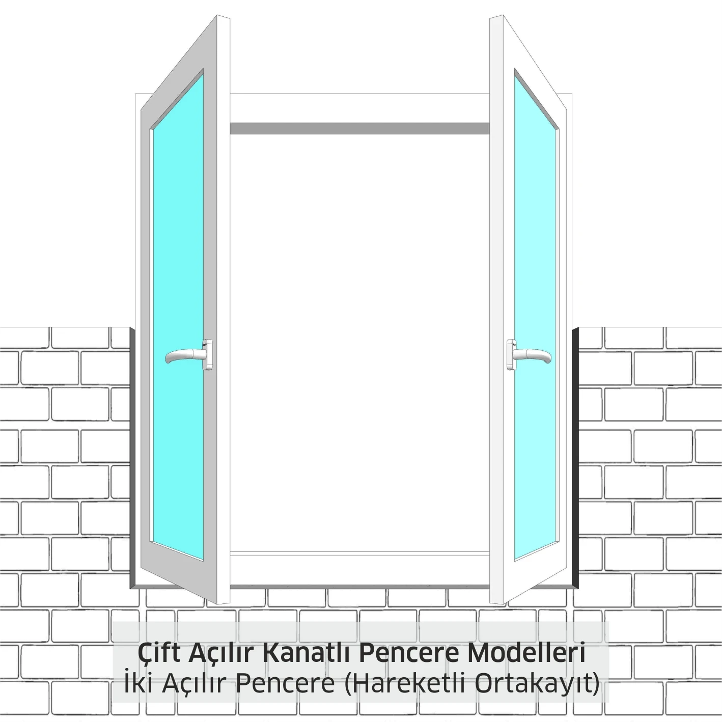 Çift Açılır Kanatlı Pencere Modelleri